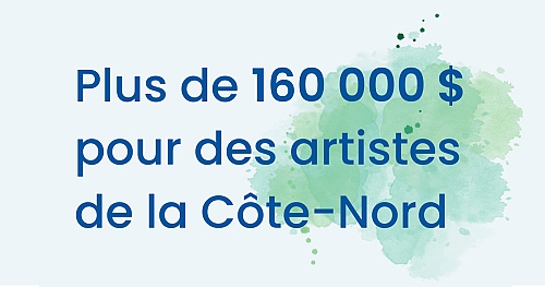 Un soutien financier pour neuf projets artistiques et littéraires de la Côte-Nord